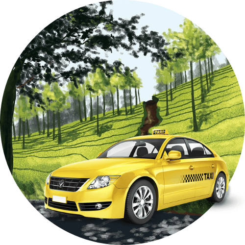 Travel across the country on cabs